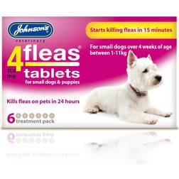 Johnson's 4fleas Small Dog Tabs 6pk