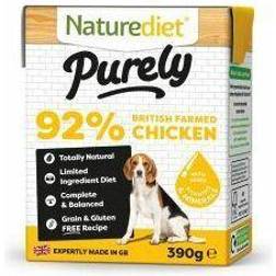 Naturediet Purely Chicken Dog Food 390g