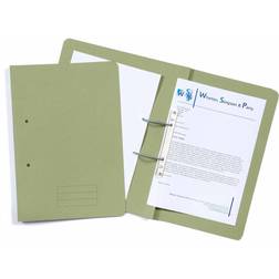 Exacompta Transfer File Manilla Foolscap Green 285gsm Pack 25 TFM-GRNZ