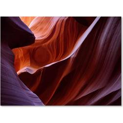 Trademark Fine Art Antelope Canyon 16 x 24 Canvas Framed Art