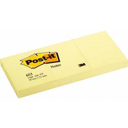 3M Post-it memoblock 38x51 mm, gul