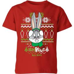 Looney Tunes Bugs Bunny Knit Kids' Christmas T-Shirt 11-12