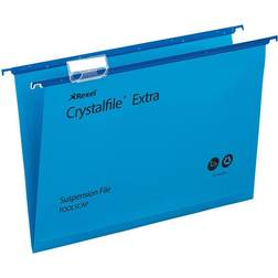 Rexel Crystalfile Extra Foolscap Suspension File Polypropylene V Base 25-pack