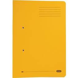 ELBA Spring Pocket Folder Foolscap Yellow Manilla