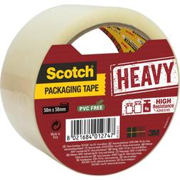 3M Verpakkingstape scotch secure seal 50mmx50m Transparant