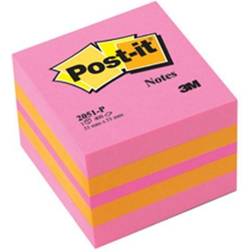 3M Notes mini kubusblok 51x51 pink