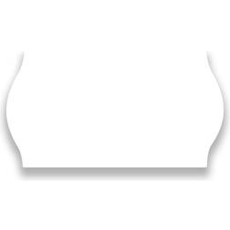 Meto Prisetiketter, Permanent, 26x12mm, 1linje, 9506163 Hvid 6x1000stk