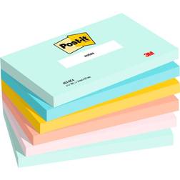 3M Post-it Notes Beachside 76mm x 127mm Pk6