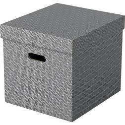 Esselte Storage Box Home Size Cube 3pcs grey