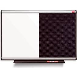 Nobo Prestige Combination Black Noticeboard/Whiteboard 900x600mm. Wid 90x60cm