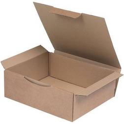 Caja postal kraft natural canal simple Alt. 10 x An 24 x Fon. 30 cm