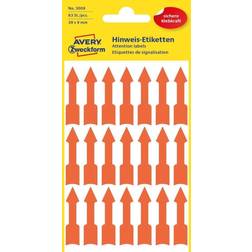 Avery selvklæbende pile 39x9mm neon orange