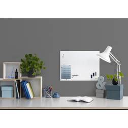 Naga glastavle magnetisk 180x120cm Pure White