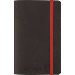 Hamelin Black n'Red Soft Notesbog A6 Linjeret