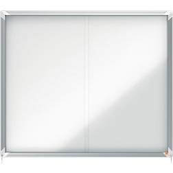 Nobo opslagsskab låsbart med skydelåger 114x97cm 15xA4 indendørs