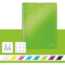 Leitz Notesblok WOW PP A4 kvadreret 80 gram 80 ark
