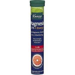 Kneipp Magnesium 375 + Energy Comprimidos Efervescentes 15 Comprimidos