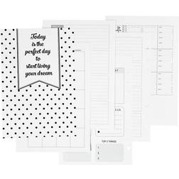 Creativ Company Evighedskalender, str. 142x210 mm, 7 120 g, hvid, 1 stk
