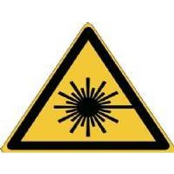 Brady Skilt trekant laser beam 22X25MM RL.250