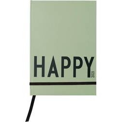 Design Letters Kalender 2021, A5, mørkegrøn