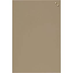 Naga Glassboard glastavle, beige 40x70cm