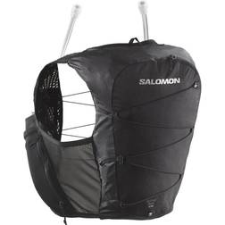 Salomon Active Skin 8w Wth Flasks Black/black, Female, Apparatuur, tassen & rugzakken, Rennen, S