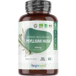 WeightWorld Organic Psyllium Husk 1400mg 180 stk