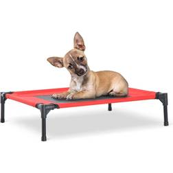 Pawhut Small Raised Portable Dog Bed with Carry Bag