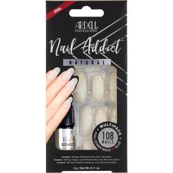 Ardell Nail Addict Natural Multipack Oval