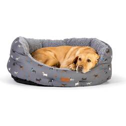 Danish Design Fatface Marching Dogs Deluxe Slumber Bed