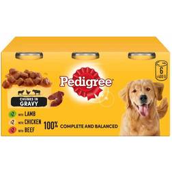 Pedigree Adult Cuts In Gravy Multi Pack 6 X