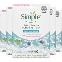 Simple Daily Skin Detox Bubbling Deep Cleanse Sheet Mask