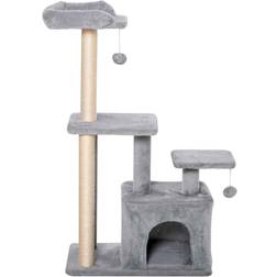 Pawhut Cat Tree Tower for Indoor Cats 114cm