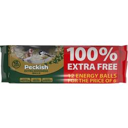 Peckish Pack of 12 Extra Goodness Bird Energy Balls