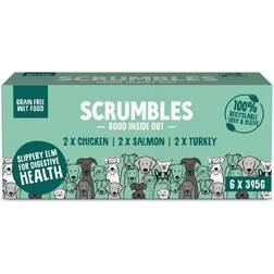 Scrumbles Chicken Salmon Turkey Wet Dog Food Multipack 6