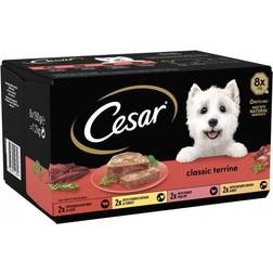 Cesar Classics Terrine Dog Food Trays 8x150g