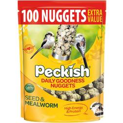 Peckish Extra Goodness Bird Feed Feeding Seed & Mealworm Nuggets