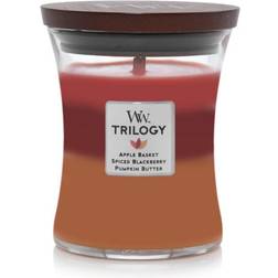 Woodwick Autumn Harvest Trilogy Scented Candle 275g