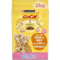 Purina GoCat Kitten Chicken and Milk Dry Cat Food 2kg
