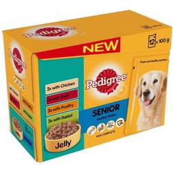 Pedigree Senior Pouch in Jelly Multipack