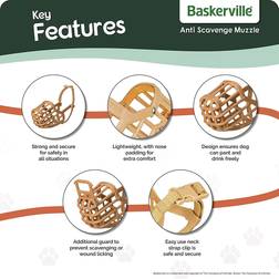 Company of Animals Baskerville Muzzle Brun Nr1 Yorkshire Terrier