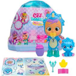 TM Toys Babydukke med tilbehør Cry Babies Magic Tears Dinos 12 Dele 8 enheder