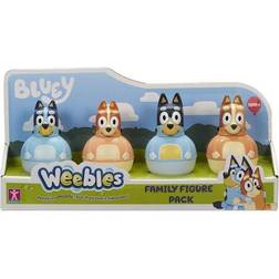 Character Bluey Weebles Family 4 Pack