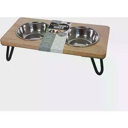 Rosewood Wooden Double Diner Pet