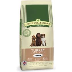 James Wellbeloved Turkey & Rice Junior Dog Food 15kg