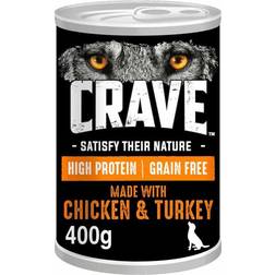 Crave Adult Dog Food With Chicken & Turkey 400G