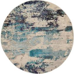 Nourison Celestial CES02 Beige, Blue 60"