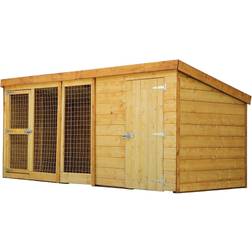 8ft x 4ft Berkshire Dog Run & Kennel