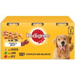 Pedigree Mixed In Jelly Dog Food 6 Pack