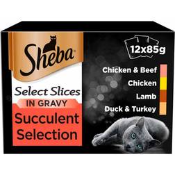 Sheba Select Slices Succulent Gravy Cat Food Pouch